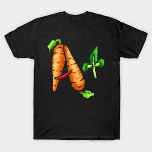 Veggies Will get You An A Plus If You Are Vegetarian Or Vegan T-Shirt